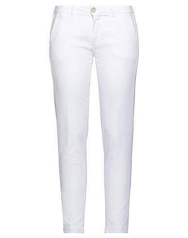 BARBA Napoli Casual pants White 98% Cotton, 2% Elastane
