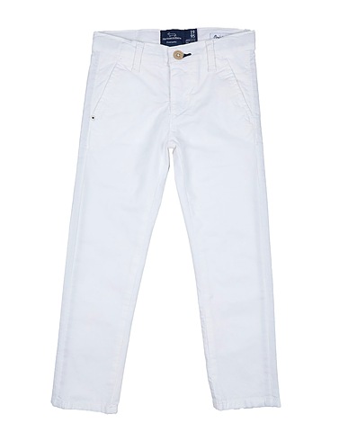 HARMONT & BLAINE Casual trouser White 98% Cotton, 2% Elastane