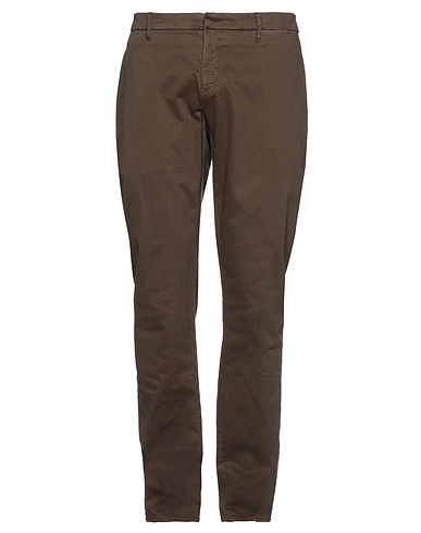 SIVIGLIA Casual trouser Dark brown 97% Cotton, 3% Elastane