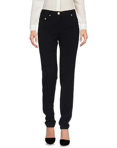 BOUTIQUE MOSCHINO Повседневные брюки Чёрный 70% Триацетат, 30% Полиэстер