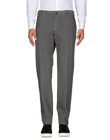INCOTEX Casual trouser Charcoal 98% Cotton, 2% Elastane
