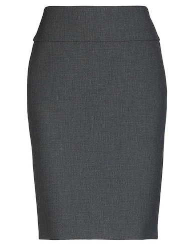 PESERICO Mini skirt Lead 64% Polyester, 27% Viscose, 6% Cotton, 3% Elastane