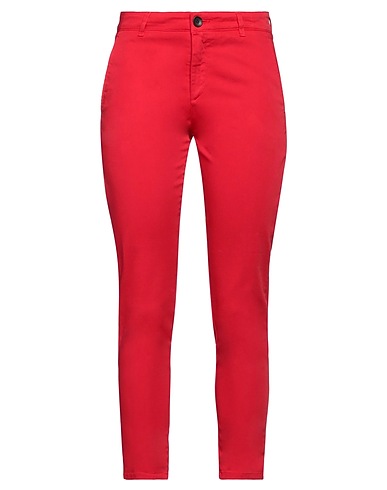 DEPARTMENT 5 Casual trouser PANTALONE PUFF
 Red 80% Cotton, 18% Viscose, 2% Elastane