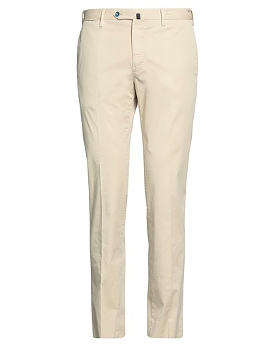 PT Torino Casual trouser Beige 98% Cotton, 2% Elastane