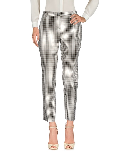 TWINSET Casual trouser Grey 79% Polyester, 18% Viscose, 3% Elastane