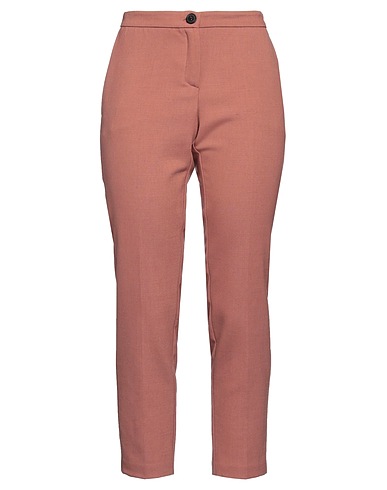 ERIKA CAVALLINI Casual trouser Light brown 54% Polyester, 44% Virgin Wool, 2% Lyocell