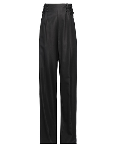 MARCO DE VINCENZO Hosen Schwarz 100% Schurwolle