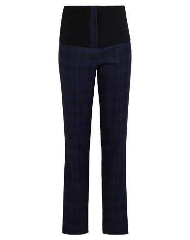 TIBI Casual pants Midnight blue 100% Wool, Elastane