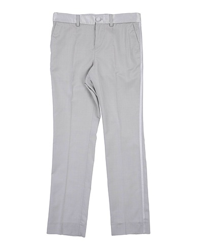 DOLCE&GABBANA Casual trouser Light grey 98% Silk, 2% Elastane