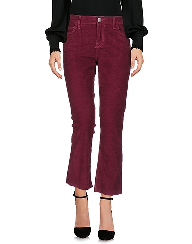 CURRENT/ELLIOTT Pantalone Bordeaux 98% Cotone, 2% Elastan