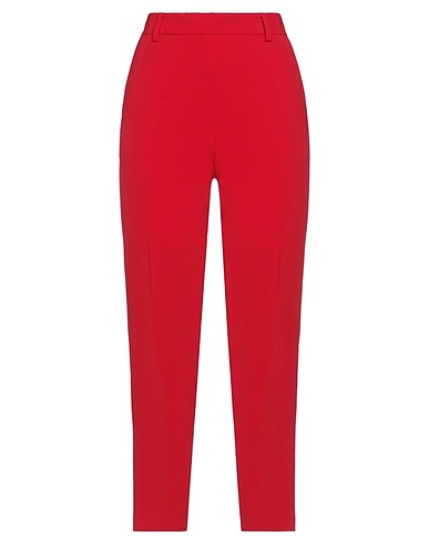 ALBERTO BIANI Casual trouser Red 71% Triacetate, 29% Polyester