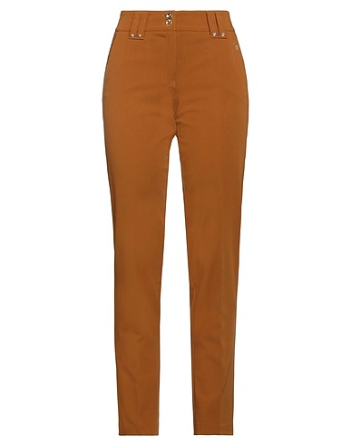 ANGELO MARANI Pantalone Senape 62% Poliestere, 35% Viscosa, 3% Elastan