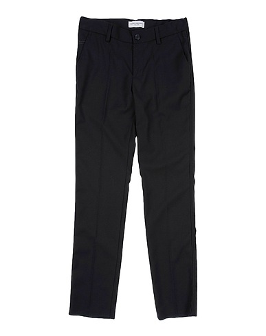 PAOLO PECORA Casual trouser Black 70% Polyester, 30% Rayon