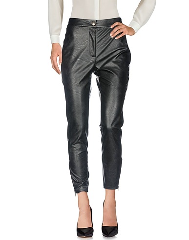 JUST CAVALLI Casual trouser Black 100% Viscose, Polyurethane