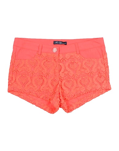 MISS BLUMARINE Shorts & Bermuda Coral 100% Cotton, Polyester