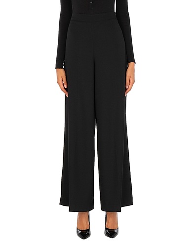 TWINSET Casual trouser Black 95% Polyester, 5% Elastane