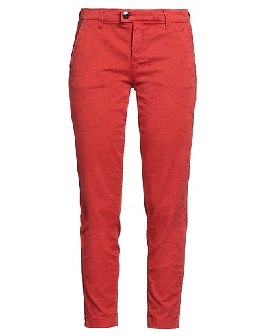JACOB COHЁN Hosen Tomatenrot 95% Baumwolle, 5% Elastan