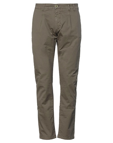 FIVER Casual trouser Dark green 97% Cotton, 3% Elastane