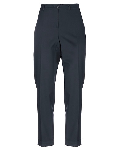 FABIANA FILIPPI Casual trouser Midnight blue 98% Virgin Wool, 2% Elastane