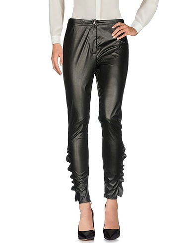 PINKO Casual trouser Black 100% Polyester, Polyurethane