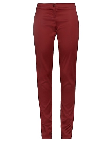 PATRIZIA PEPE SERA Casual pants Burgundy 61% Viscose, 34% Polyamide, 5% Elastane
