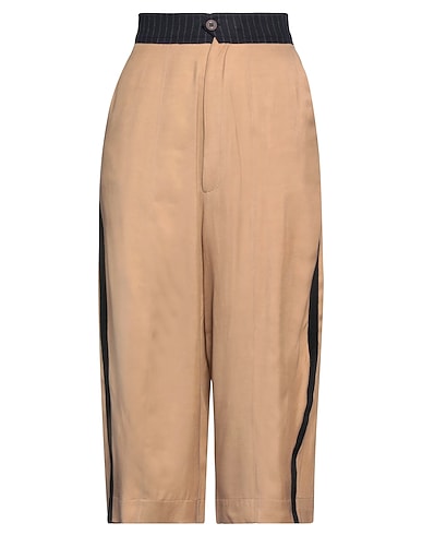 ALYSI Pantaloni ampi CAMMELLO 63% Viscosa, 37% Cupro, Poliammide