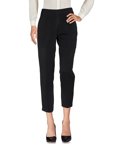 PT Torino Casual trouser Black 56% Viscose, 44% Polyamide