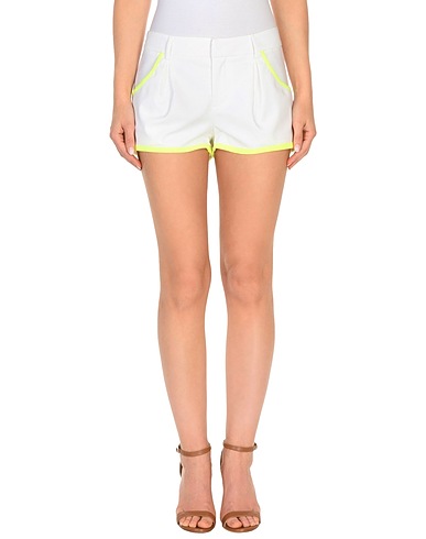 PHILIPP PLEIN Shorts & Bermuda White 47% Polyamide, 40% Cotton, 13% Elastane, Polyester