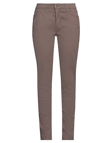 TRUSSARDI JEANS Casual παντελόνι Χακί 98% Βαμβάκι, 2% Ελαστάνη