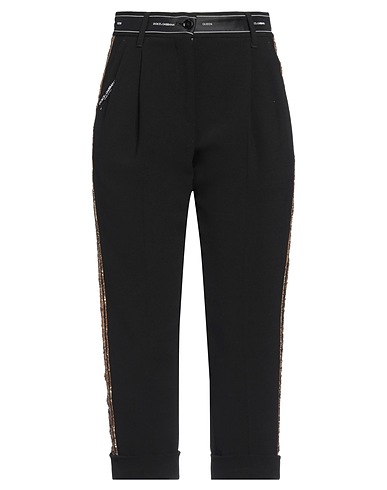 DOLCE&GABBANA Formal trouser 97% Wool, 3% Elastane, PVC - Polyvinyl chloride, Polyester, Nylon