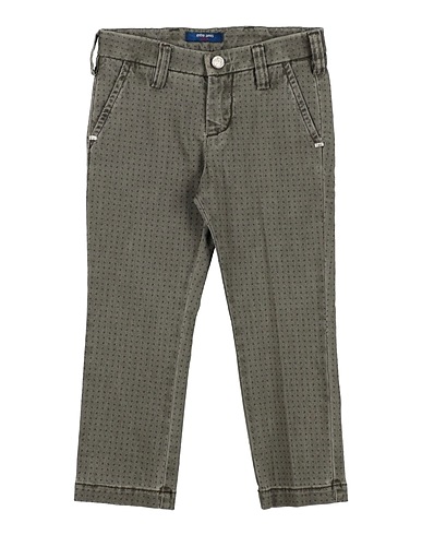 ENTRE AMIS GARÇON Casual pants Military green 98% Cotton, 2% Elastane