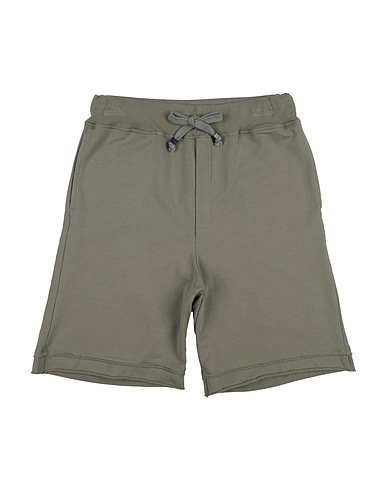PAOLO PECORA Pantalone felpa Verde militare 94% Cotone, 6% Elastan