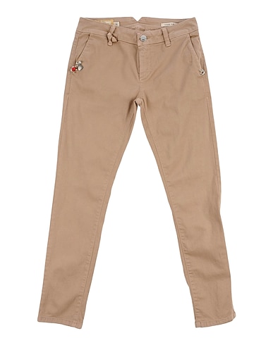 MET JEANS Casual pants Sand 98% Cotton, 2% Elastane