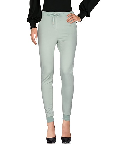 PINKO Casual pants Light green 70% Viscose, 25% Polyamide, 5% Elastane