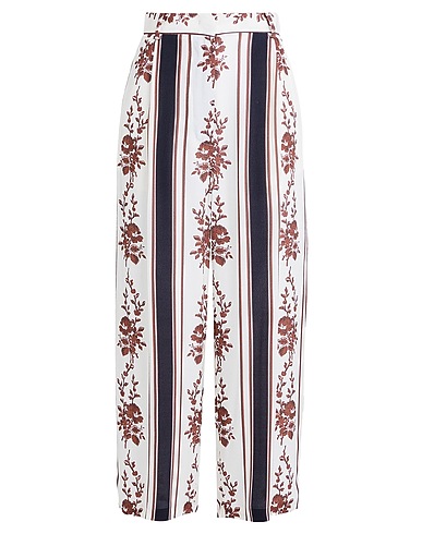 GOLD CASE Casual trouser Ivory 100% Viscose