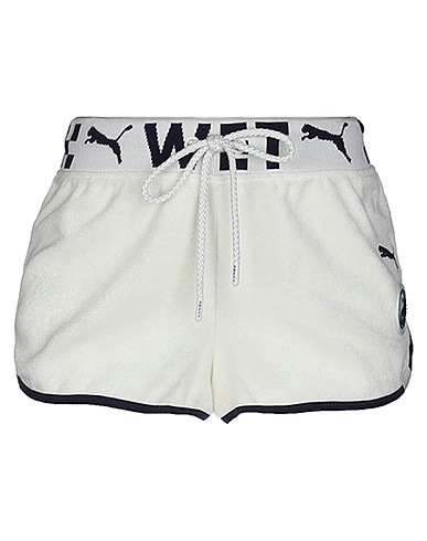 FENTY PUMA by RIHANNA Shorts & Bermuda TERRYCLOTH DOLPHIN SHORTS
 Ivory 80% Cotton, 20% Polyester