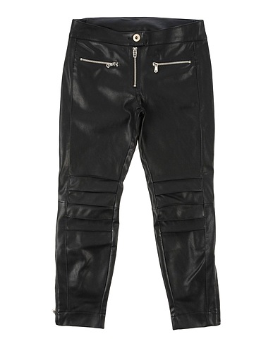 DONDUP Casual trouser Black 60% Polyurethane, 40% Polyester