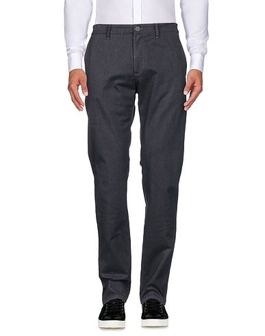JECKERSON Casual trouser Charcoal 78% Cotton, 20% Polyester, 2% Elastane