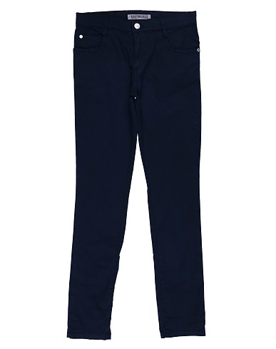 BIKKEMBERGS Casual trouser Midnight blue 97% Cotton, 3% Elastane