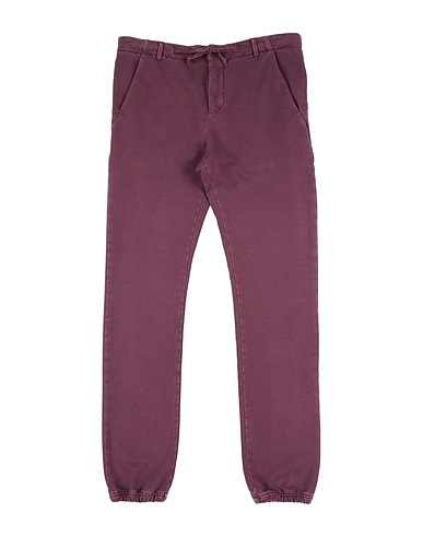 PAOLO PECORA Pantalone Prugna 95% Cotone, 5% Elastan