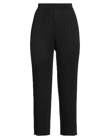 ANGELO MARANI Pantalone Nero 77% Lana Vergine, 12% Poliestere, 11% Poliammide