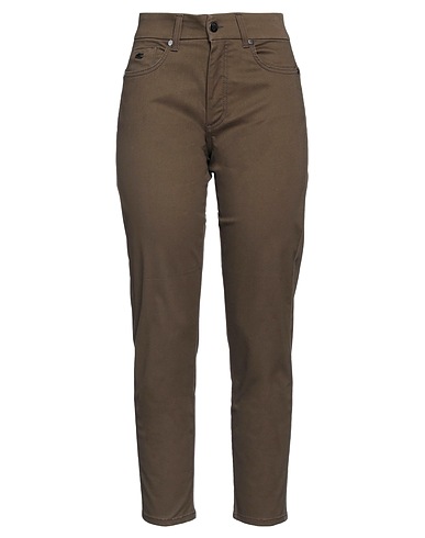 MARANI JEANS Casual trouser Military green 96% Cotton, 4% Elastane