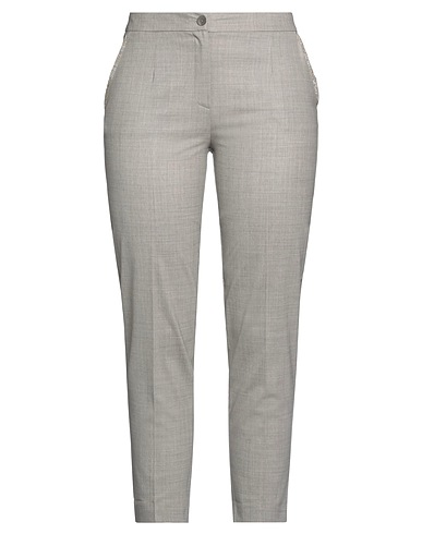 ANGELO MARANI Pantalone Grigio chiaro 95% Lana Vergine, 5% Elastan