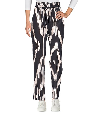 THEORY Casual pants Black 100% Silk