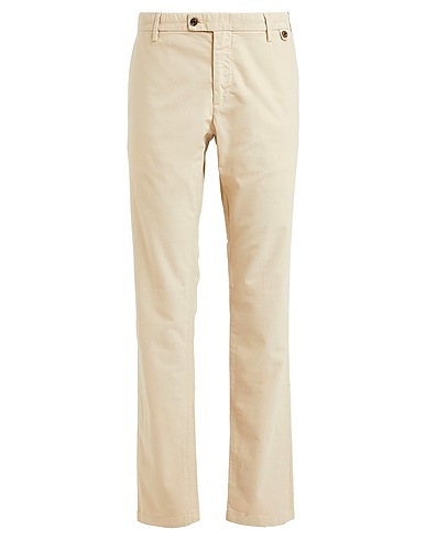 AT.P.CO Casual pants Beige 99% Cotton, 1% Elastane