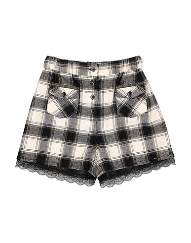 PATRIZIA PEPE Shorts & Bermudas Elfenbein 70% Baumwolle, 20% Acryl, 10% Andere Fasern
