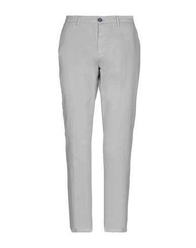 Yan Simmon Man Pants Light Grey Size 42 Cotton, Elastane