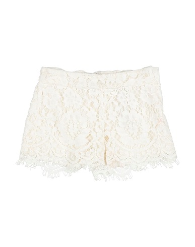 DOLCE&GABBANA Shorts & Bermuda White 37% Cotton, 34% Viscose, 29% Polyamide