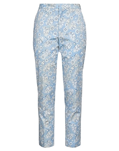 PT Torino Casual trouser Sky blue 98% Cotton, 2% Elastane