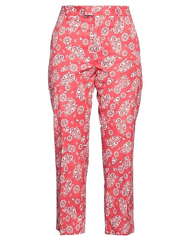 PT Torino Casual trouser Red 98% Cotton, 2% Elastane